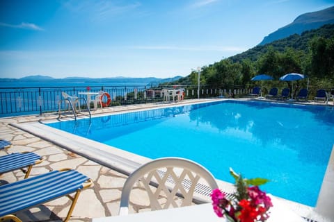Day, Pool view, Sea view, Swimming pool