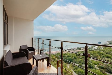 View (from property/room), Balcony/Terrace, Sea view