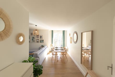 Living room, Seating area, Dining area