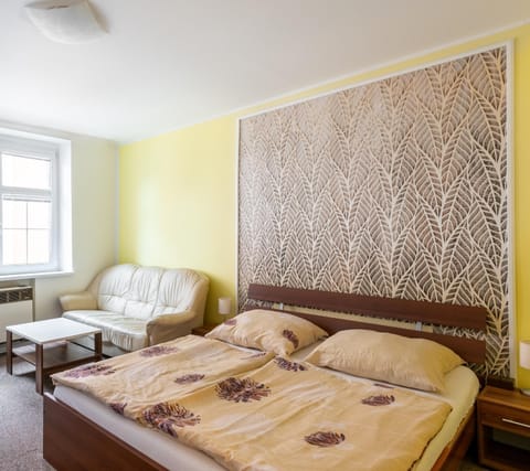 Bed, Living room, Bedroom