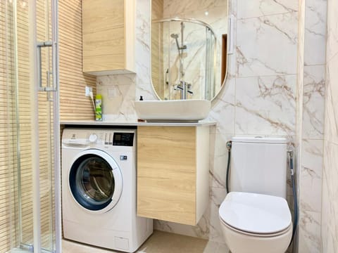 Toilet, Bathroom, washing machine