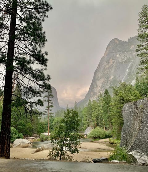 Natural landscape, Hiking, Mountain view