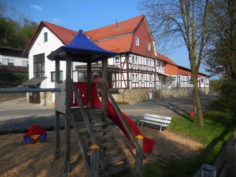Property building, Facade/entrance, Children play ground