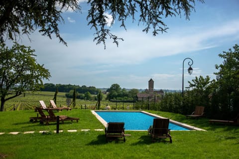 Natural landscape, Garden, Pool view, Swimming pool