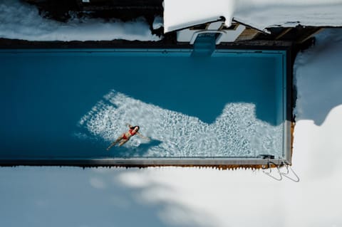 Day, Winter, Swimming pool