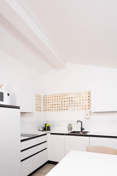 Kitchen or kitchenette, oven, stove