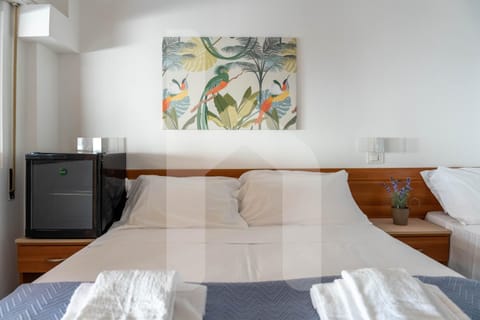 Bed, Decorative detail, Bedroom, minibar