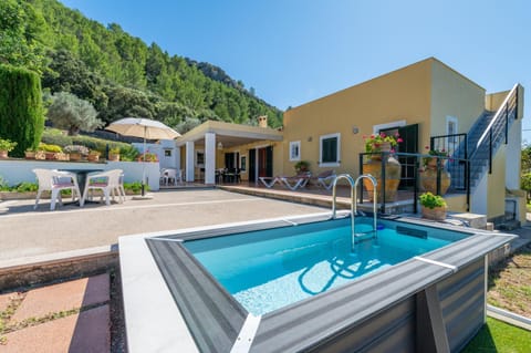 Property building, Living room, Swimming pool