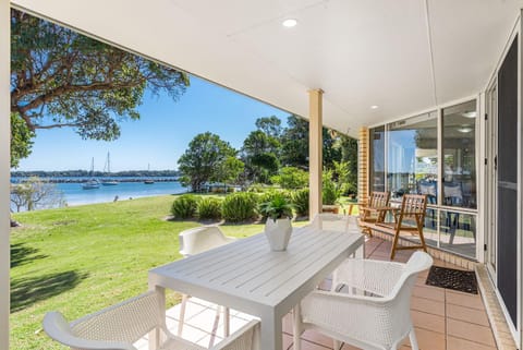 Patio, River view