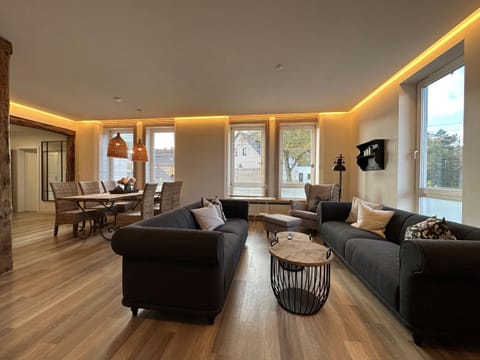 Living room, Seating area, Dining area