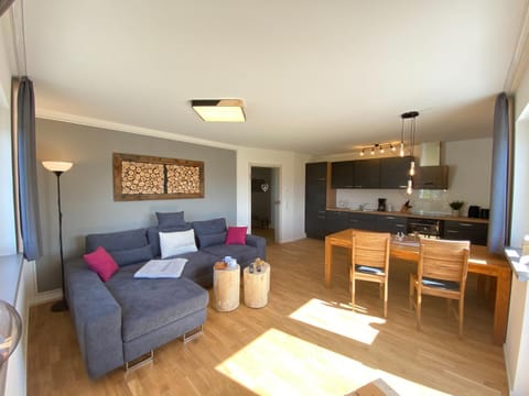 Kitchen or kitchenette, Living room, Dining area