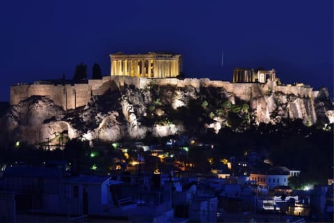 Night, City view, Landmark view