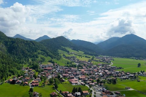 Nearby landmark, Spring, Day, Natural landscape, Bird's eye view, City view, Mountain view