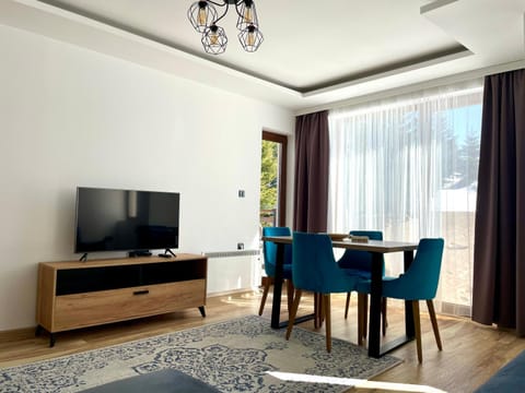 Communal lounge/ TV room, TV and multimedia, Living room, Seating area, Dining area