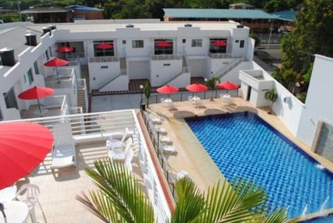 Property building, Pool view, Swimming pool