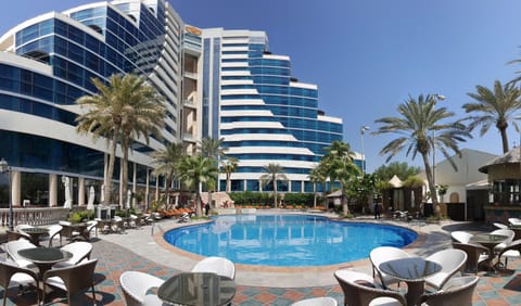 Property building, Pool view