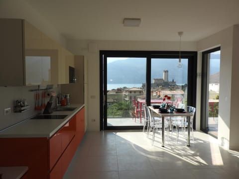 Kitchen or kitchenette, Living room, Dining area