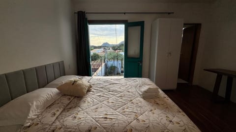 Bed, View (from property/room), Balcony/Terrace, Photo of the whole room, Bedroom