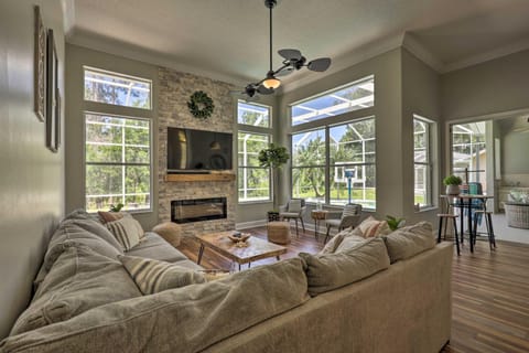 Upscale Palm Coast Home with Pool 7 Mi to Beaches! House in Palm Coast