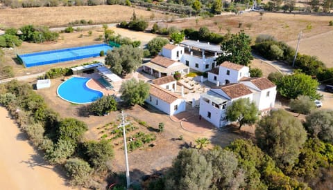 Day, Natural landscape, Bird's eye view, Tennis court, Pool view, Swimming pool