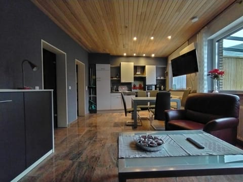 Kitchen or kitchenette, Living room, Food, kitchen