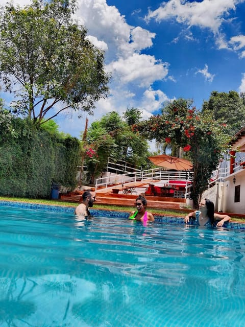 People, Swimming pool, Family