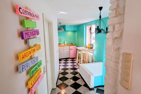 Kitchen or kitchenette, stove, kitchen