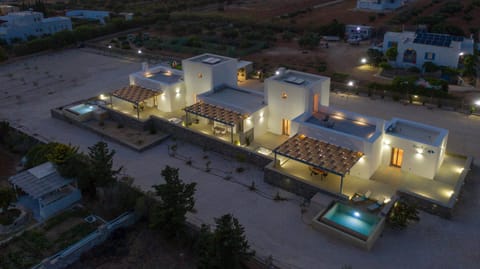 Property building, Night, Bird's eye view