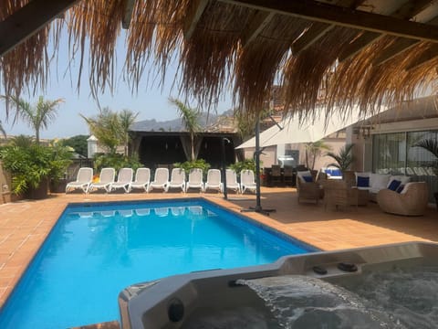 Hot Tub, Pool view, Swimming pool, sunbed