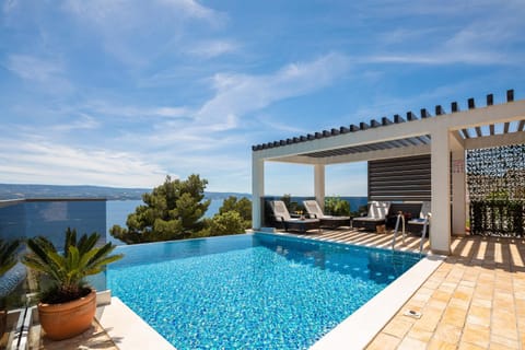 Day, Natural landscape, Garden, View (from property/room), Balcony/Terrace, Balcony/Terrace, Pool view, Sea view, Swimming pool, Swimming pool, sunbed