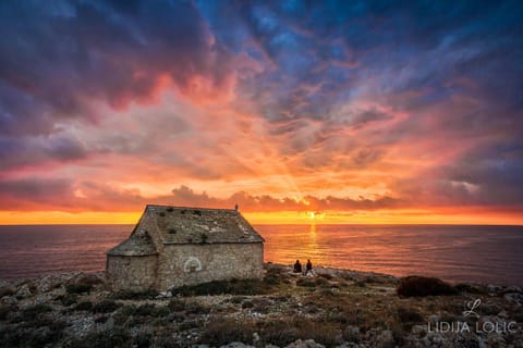 Natural landscape, Sea view, Sunset