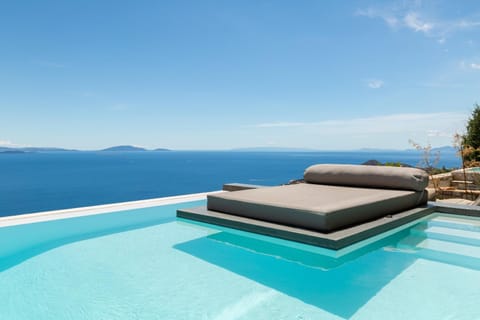 Pool view, Sea view, Swimming pool