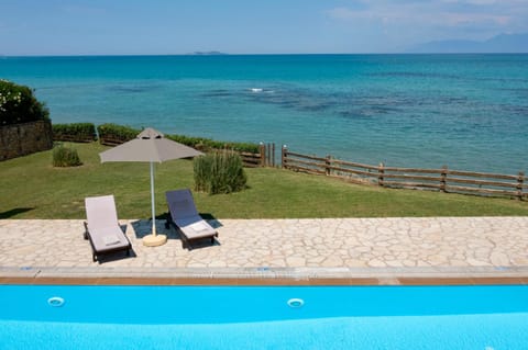 Beachfront Villa Dionysos - With private beach Villa in Corfu, Greece
