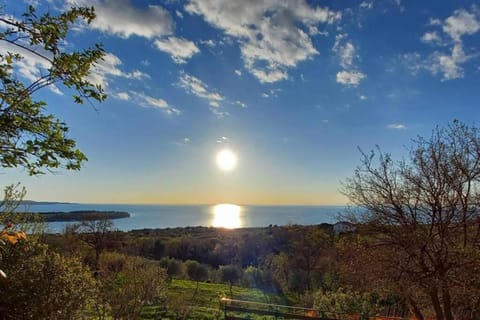 Natural landscape, Sea view, Sunset