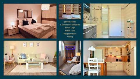 Shower, Toilet, Bed, Sauna, Bathroom, Balcony/Terrace, Living room, kitchen