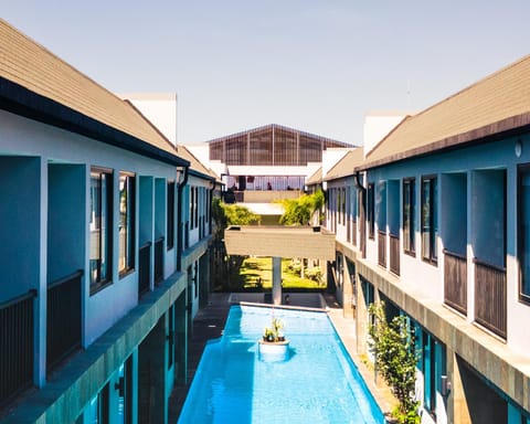 Property building, Day, Pool view