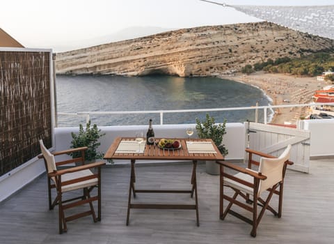 Natural landscape, View (from property/room), Balcony/Terrace, Sea view