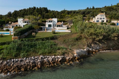 Beachfront Villa Victoras - With private beach Villa in Corfu, Greece