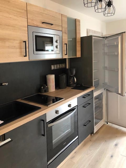 Kitchen or kitchenette, minibar, pet friendly, stove, kitchen