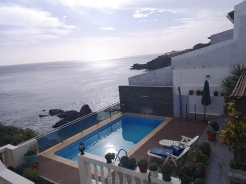 Pool view, Sea view, Swimming pool, Sunset