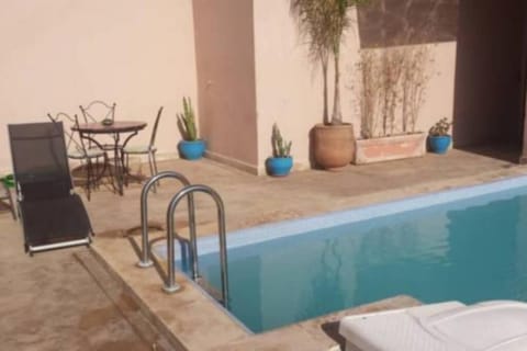 Pool view, sunbed