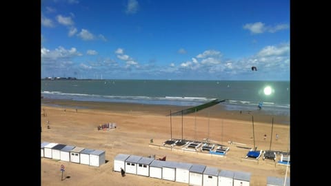 Beach, Windsurfing, Sea view