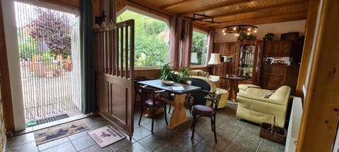 View (from property/room), Living room, Seating area, Dining area