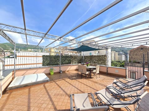 Patio, Day, View (from property/room), Mountain view, sunbed