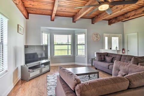 Gingerland Ranch in Del Valle Game Room and Porch House in Austin