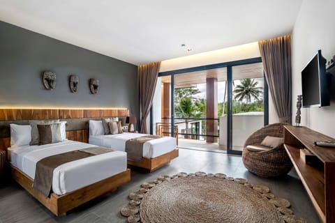 Bed, TV and multimedia, Bedroom