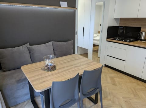 Kitchen or kitchenette, Living room, Dining area