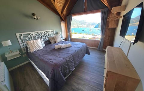 Bed, Natural landscape, Bedroom