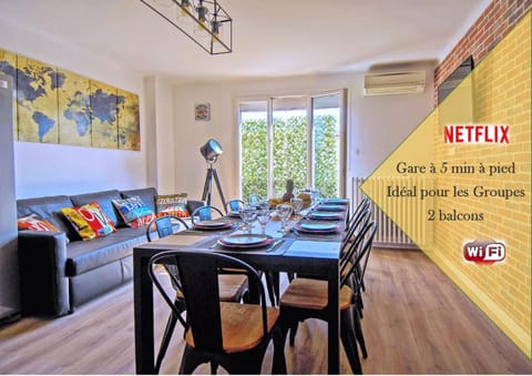 LA FABRIQUE GARE ST CHARLES - 2 balcons - 5min de la Gare - by experienceimmo Apartment in Marseille