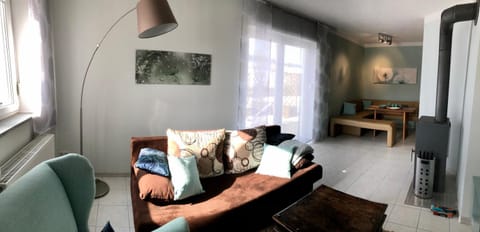 Living room, Seating area, Dining area